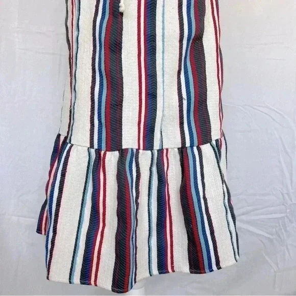 Lost + Wander patriotic midi dress with tie-up front. - Picture 3 of 12